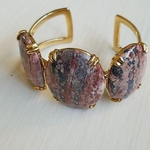 Leheriya Authentic Stone Cuff Bracelet